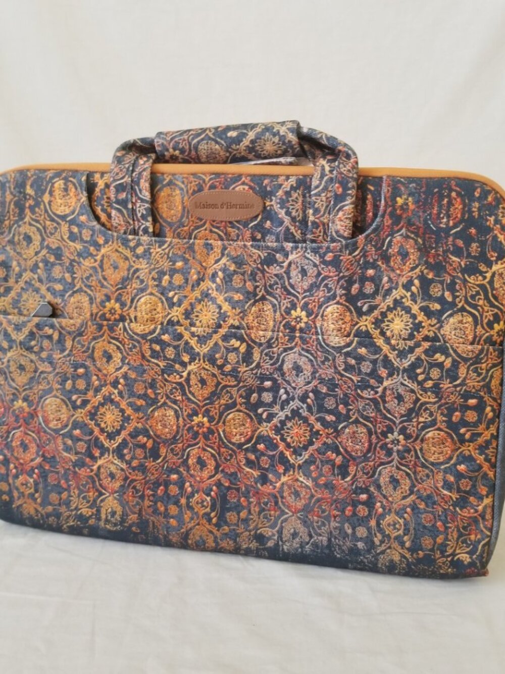 NWT!  Laptop Sleeve Bag w/Luggage Strap - Stain/Water Repellent